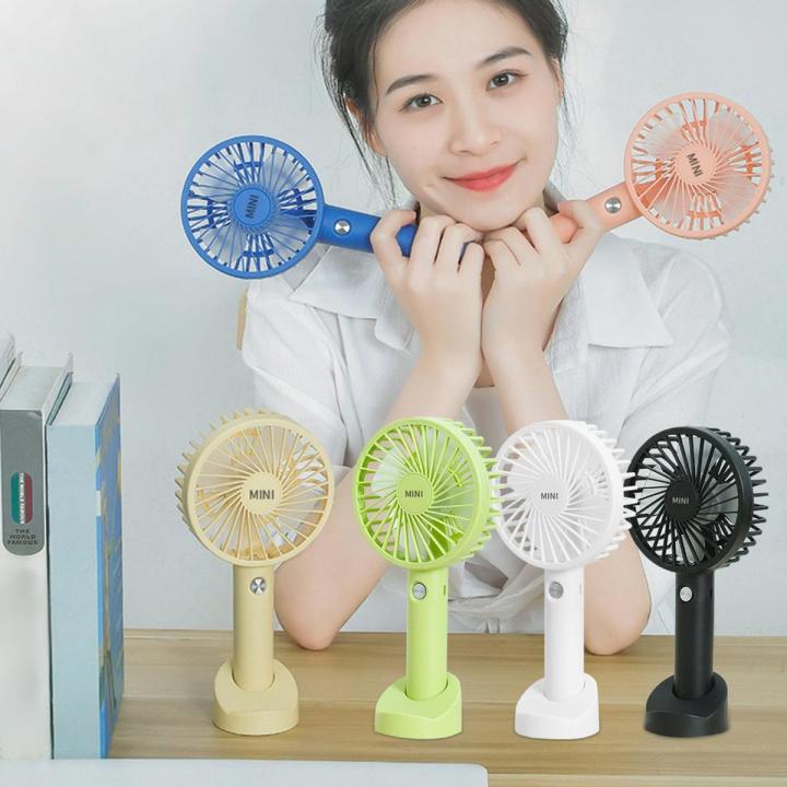 Rechargeable Ultra Lightweight Handheld 4-Speed Mini USB Fan