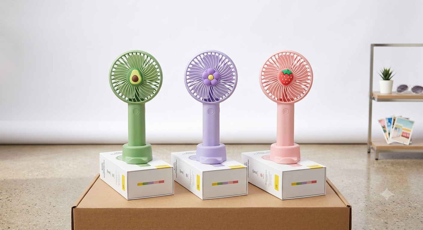 Mini USB Rechargeable Handheld Fan